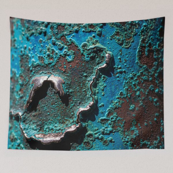 Item preview, Turquoise Patina Crater Texture designed and sold by Kaleidoscope Print.