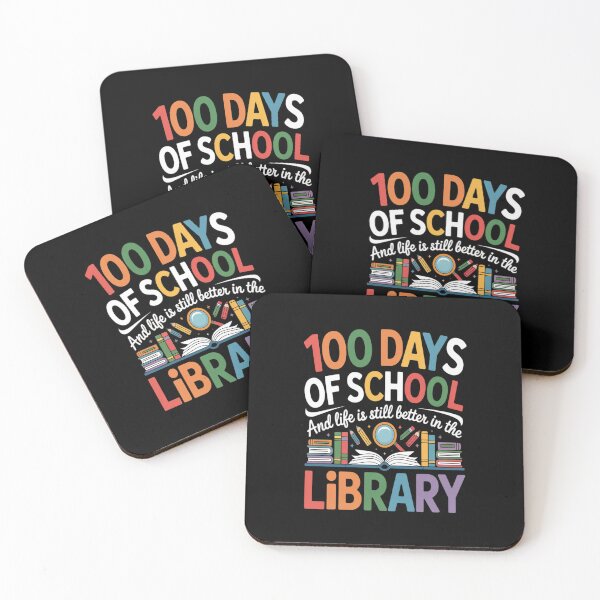 Item preview, 100 Days of School and Life is still better in the Library designed and sold by KonopikaaArt.