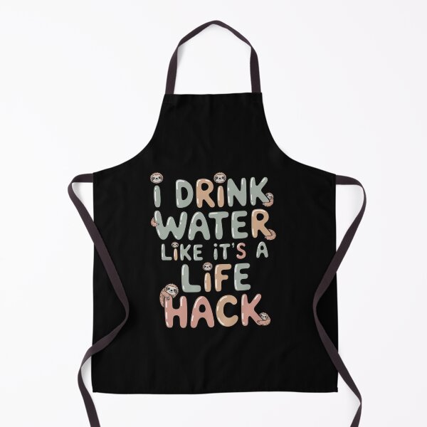 Item preview, I Drink Water Like It’s a Life Hack – Funny Hydration Quote T-Shirt designed and sold by Panom Suavichien.