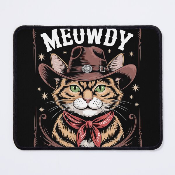 Item preview, Cat Cowboy Funny Mashup Meowdy Western Country Music Cat  designed and sold by RuthGAArt.
