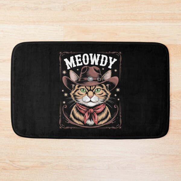Item preview, Cat Cowboy Funny Mashup Meowdy Western Country Music Cat  designed and sold by RuthGAArt.