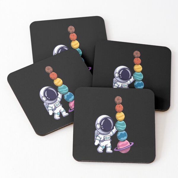 Item preview, Astronaut Holding Planet Ice cream BoysGirls STEM Kids designed and sold by KonopikaaArt.