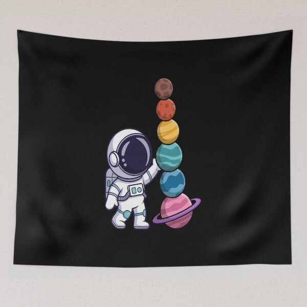 Item preview, Astronaut Holding Planet Ice cream BoysGirls STEM Kids designed and sold by KonopikaaArt.