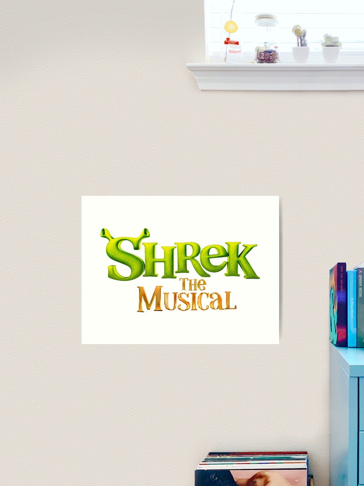 Shrek the Musical Logo Poster for Sale by musicalsoundtra