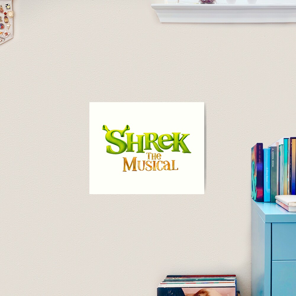 Shrek the Musical Logo Poster for Sale by musicalsoundtra