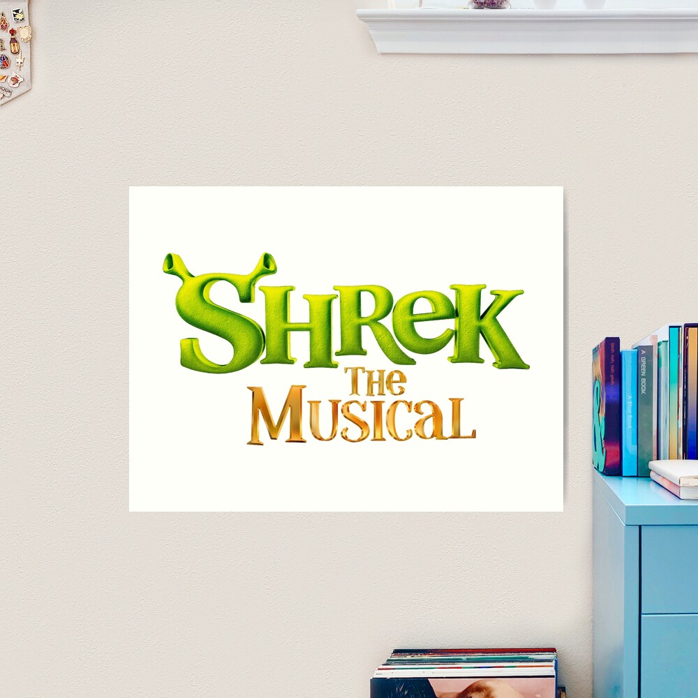 Shrek the Musical Logo Poster for Sale by musicalsoundtra