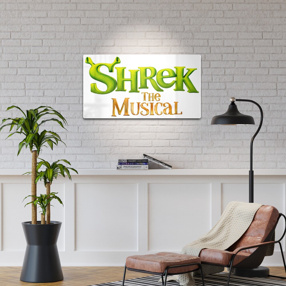 Shrek the Musical Logo Poster for Sale by musicalsoundtra