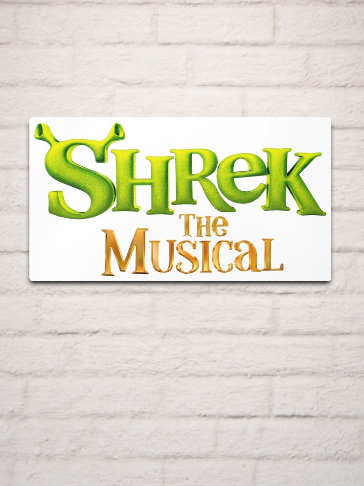 Shrek the Musical Logo Poster for Sale by musicalsoundtra