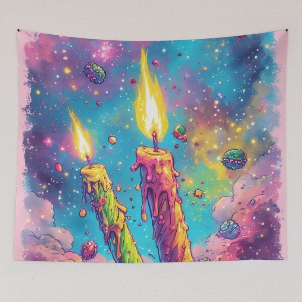 Item preview, Cosmic candles and colorful spheres designed and sold by Mianku | Für das Leben.