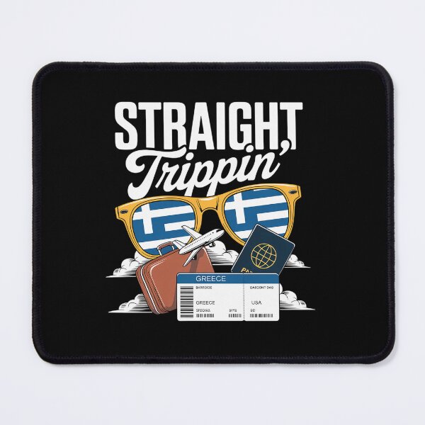 Item preview, Straight Trippin' Greece Vacation Tour Travel Trip Matching designed and sold by estellaken.
