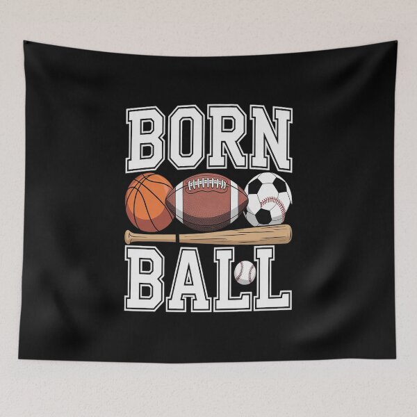 Item preview, Born 2nd Ball Birthday Sport Theme 2 Year Old Boy Girl Kids designed and sold by KonopikaaArt.