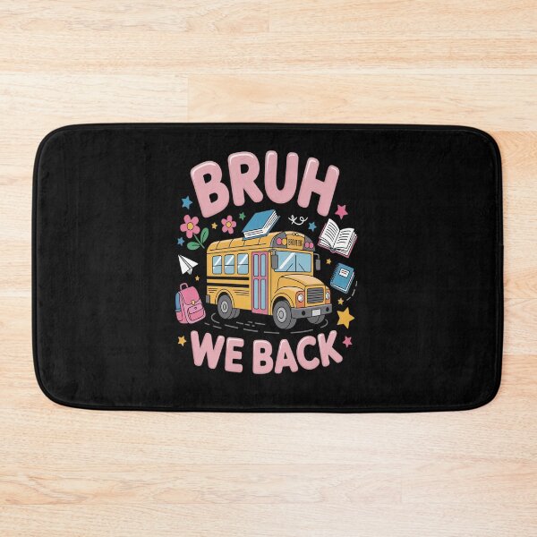 Item preview, Bruh We Back School Bus First Day Of School Bus Driver designed and sold by KonopikaaArt.