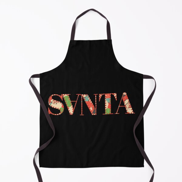 Item preview, Santa Letters Spelling Christmas Magic With Festive Patterned Typography Across Black Background Bold Holiday Decor Graphic designed and sold by KanDa-Shop.