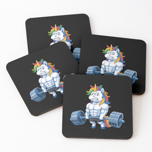 Item preview, Unicorn Weightlifting Deadlift Fitness Gym Dad designed and sold by DianaEsther1.