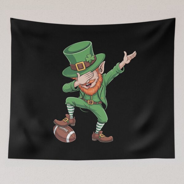 Item preview, Dabbing Leprechaun Football St Patricks Day designed and sold by Elenasriveras.