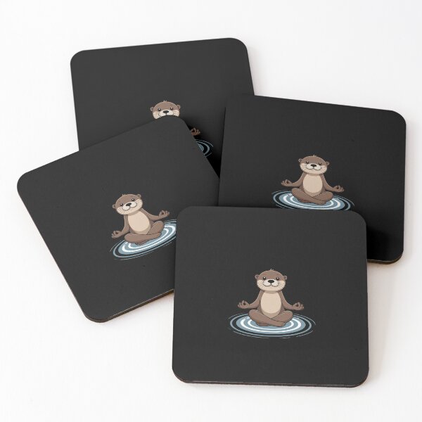 Item preview, Namast’Otter Yoga Meditation Otter Cute Animal designed and sold by skanderio.