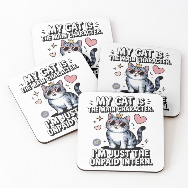 Item preview, Cute Cat Main Character Funny Quote designed and sold by Volkicetin.