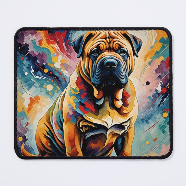 Item preview, Colorful Abstract Bulldog Portrait designed and sold by Wags & Tails.