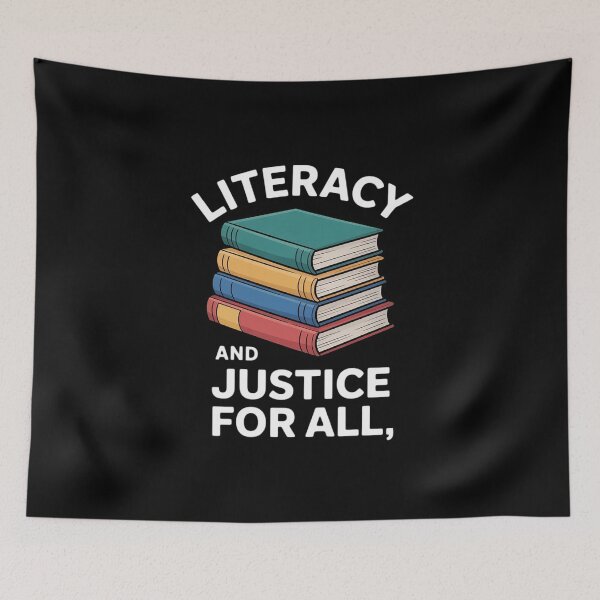 Item preview, Womens Literacy and Justice for All Literacy Teacher Reading  designed and sold by RoyTill0Art.