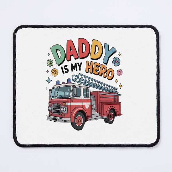 Item preview, Fireman Firefighter Daddy & Me Daddy Is My Hero Father’s Day designed and sold by KonopikaaArt.