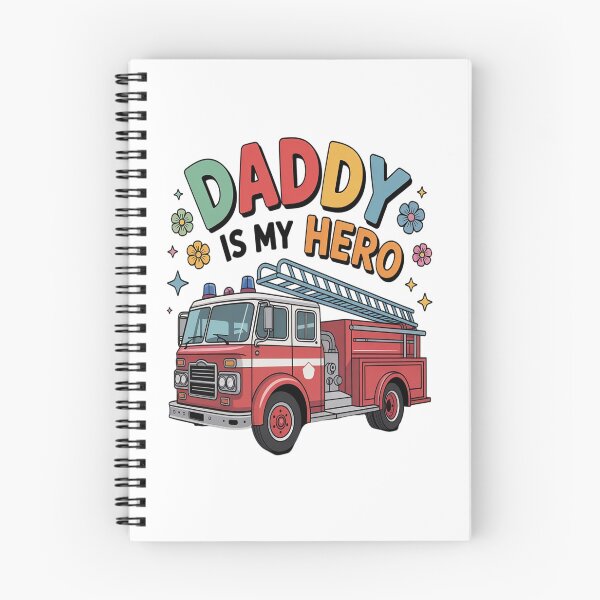 Item preview, Fireman Firefighter Daddy & Me Daddy Is My Hero Father’s Day designed and sold by KonopikaaArt.
