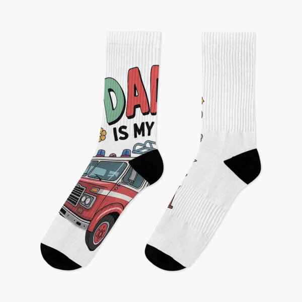 Item preview, Fireman Firefighter Daddy & Me Daddy Is My Hero Father’s Day designed and sold by KonopikaaArt.