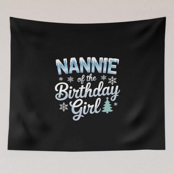 Item preview, Nannie of The Birthday Girl Snowflakes Themed Matching designed and sold by skanderio.