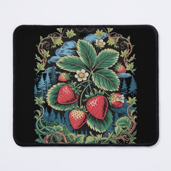 Item preview, Cool Stawberry Plants by Night for Strawberries Lovers designed and sold by RuthGAArt.