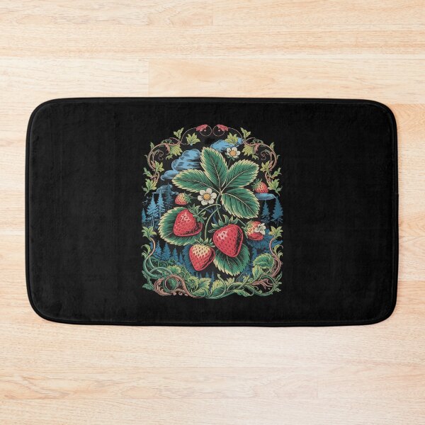 Item preview, Cool Stawberry Plants by Night for Strawberries Lovers  designed and sold by RuthGAArt.