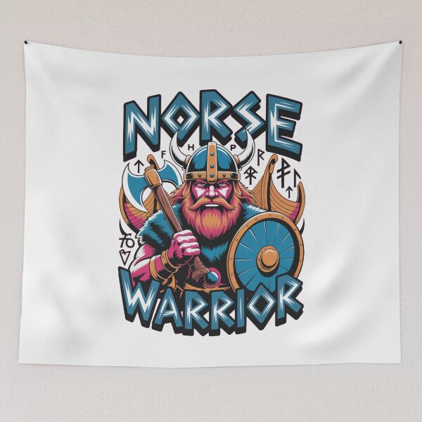Item preview, Norse warrior designed and sold by DreamOnShirts.