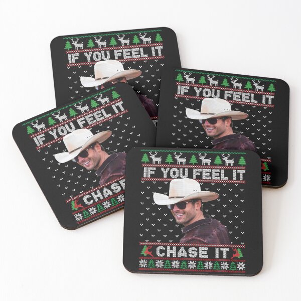 Item preview,  Glen Powell - If you feel it, chase it - Twisters Funny Christmas designed and sold by HeidixHDesigns.