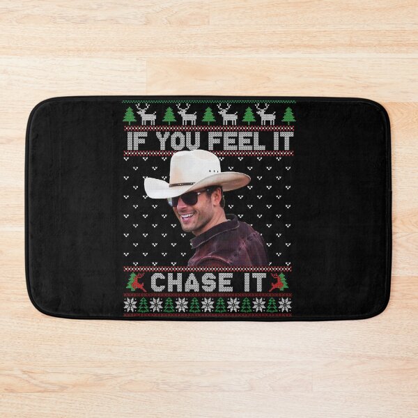 Item preview,  Glen Powell - If you feel it, chase it - Twisters Funny Christmas designed and sold by HeidixHDesigns.