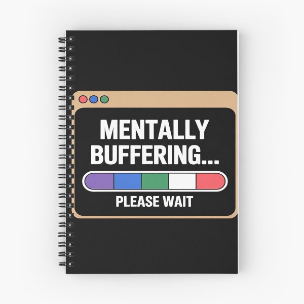 Item preview, Mentally Buffering Funny Meme ADHD Awareness Support designed and sold by LegendsArt75.