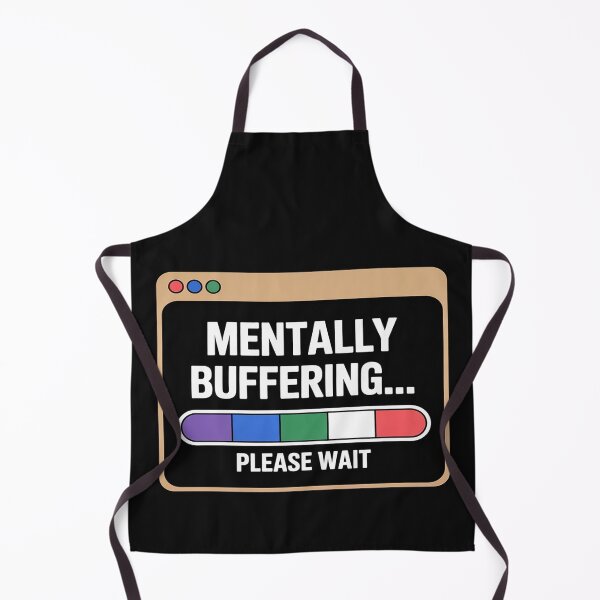 Item preview, Mentally Buffering Funny Meme ADHD Awareness Support designed and sold by LegendsArt75.
