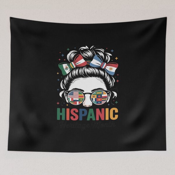 Item preview, National Hispanic Heritage Month All Countries Girl designed and sold by skanderio.