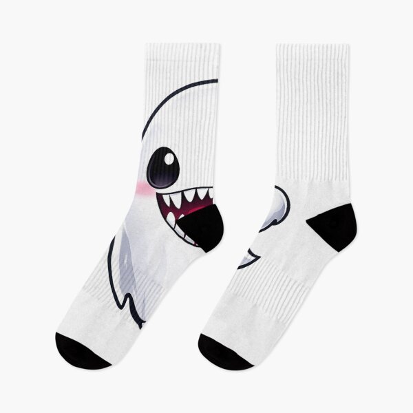 Item preview, Cute Ghost with Sharp Teeth – Kawaii Horror Spirit designed and sold by GlowAIDesigns.