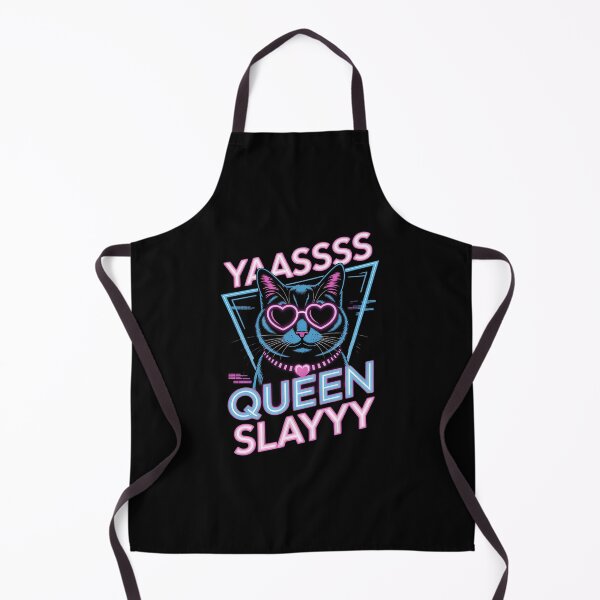 Item preview, Neon Cat Yaasss Queen Slayyy – Kitty designed and sold by imsamaharem.