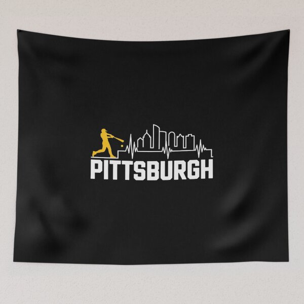 Item preview, Pittsburgh Lovers Skyline Baseball Heartbeat Men Women  designed and sold by ReadySide.