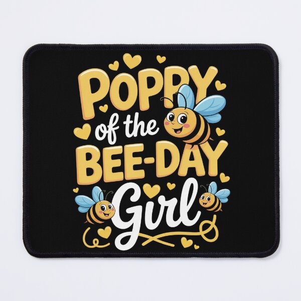 Item preview, Poppy of The Bee Day Girl Birthday Party Bee Lover designed and sold by TiredPack.