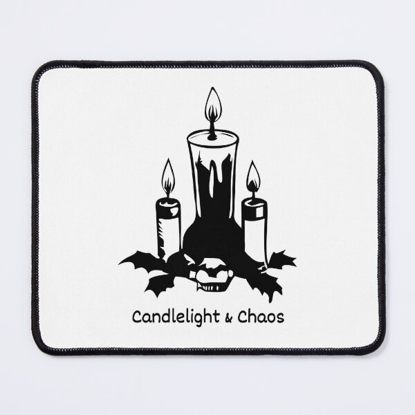 Item preview, Candlelight & Chaos Skull and Bats Silhouette designed and sold by Jirada.