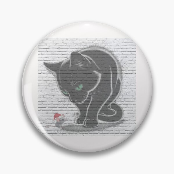 Item preview, Cat & Mouse graffiti designed and sold by halibutgoatramb.