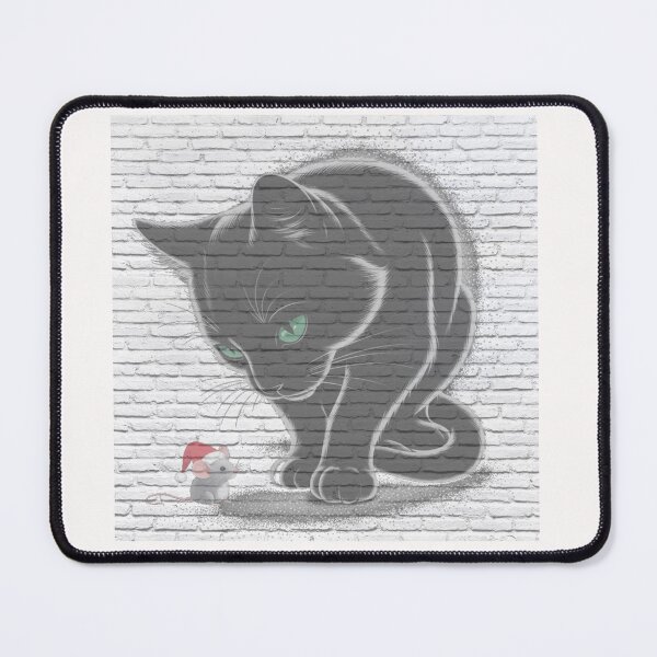 Item preview, Cat & Mouse graffiti designed and sold by halibutgoatramb.