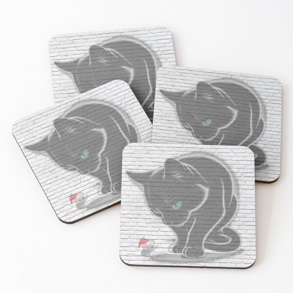 Item preview, Cat & Mouse graffiti designed and sold by halibutgoatramb.