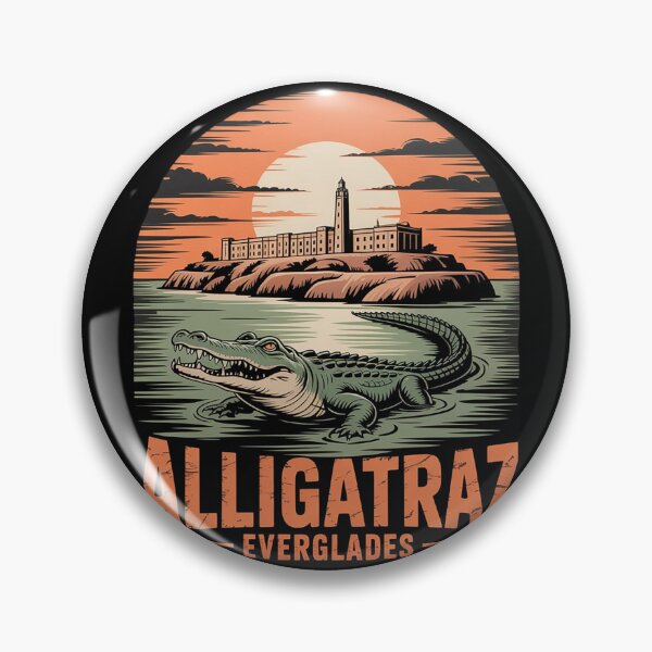 Item preview, Funny Meme Florida Everglades Men Women Alligator Alcatraz1 3  designed and sold by VerseFarm.