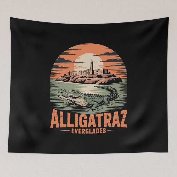 Item preview, Funny Meme Florida Everglades Men Women Alligator Alcatraz1 3  designed and sold by VerseFarm.