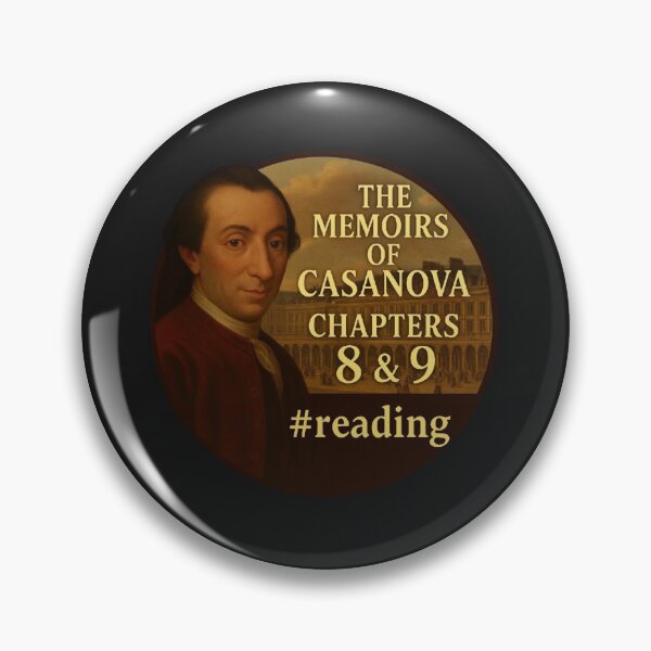 Item preview, Casanova Memoirs Reading Chapters Eight Nine designed and sold by DRIP DROP.