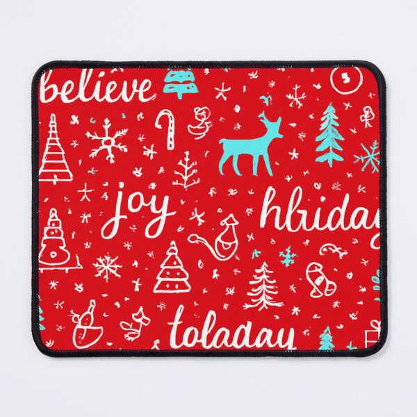 Item preview, Bright Festive Holiday Scene With Snowflakes, Christmas Trees, Reindeer, Gifts, And Joyful Messages To Celebrate designed and sold by KanDa-Shop.