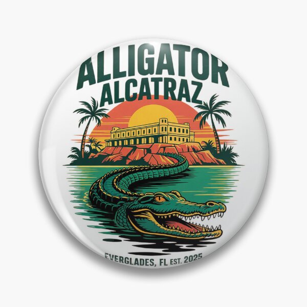 Item preview, Funny Meme Florida Everglades Men Women Alligator Alcatraz2  designed and sold by VerseFarm.