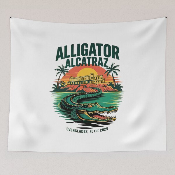 Item preview, Funny Meme Florida Everglades Men Women Alligator Alcatraz2  designed and sold by VerseFarm.