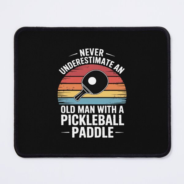 Item preview, Never Underestimate An Old Man With A Pickleball Paddle designed and sold by imsamaharem.